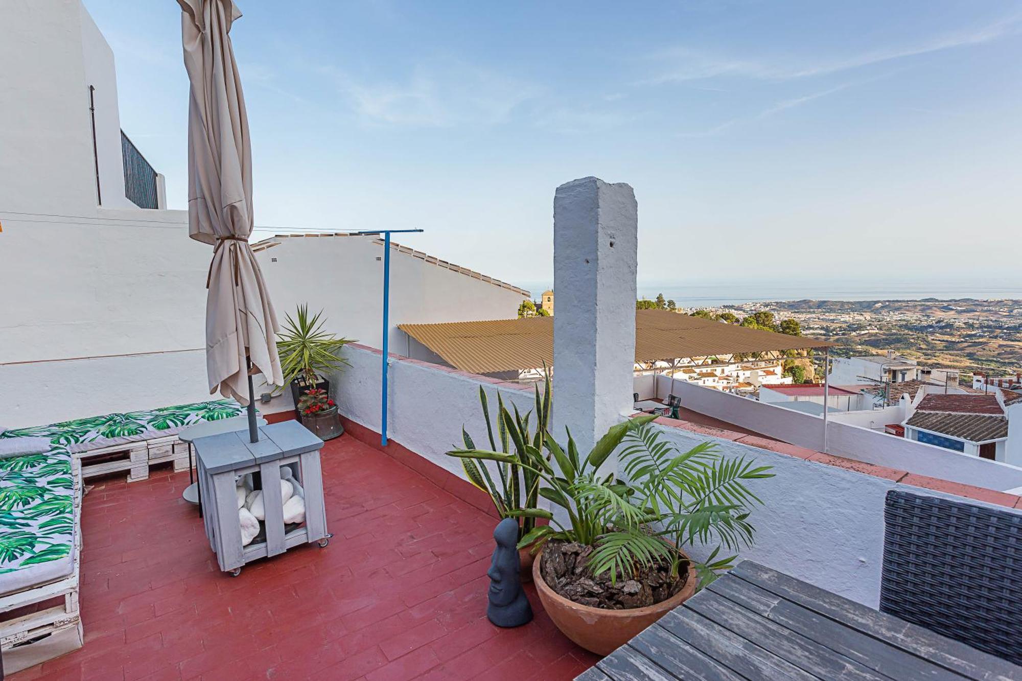 Apartamento Cute Andalusian Townhouse With Terrace And Views. Mijas Exterior foto